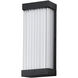 Acropolis LED 14 inch Black Outdoor Wall Mount