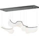 Rinkle LED 16.5 inch Brushed Gunmetal Multi-Light Pendant Ceiling Light