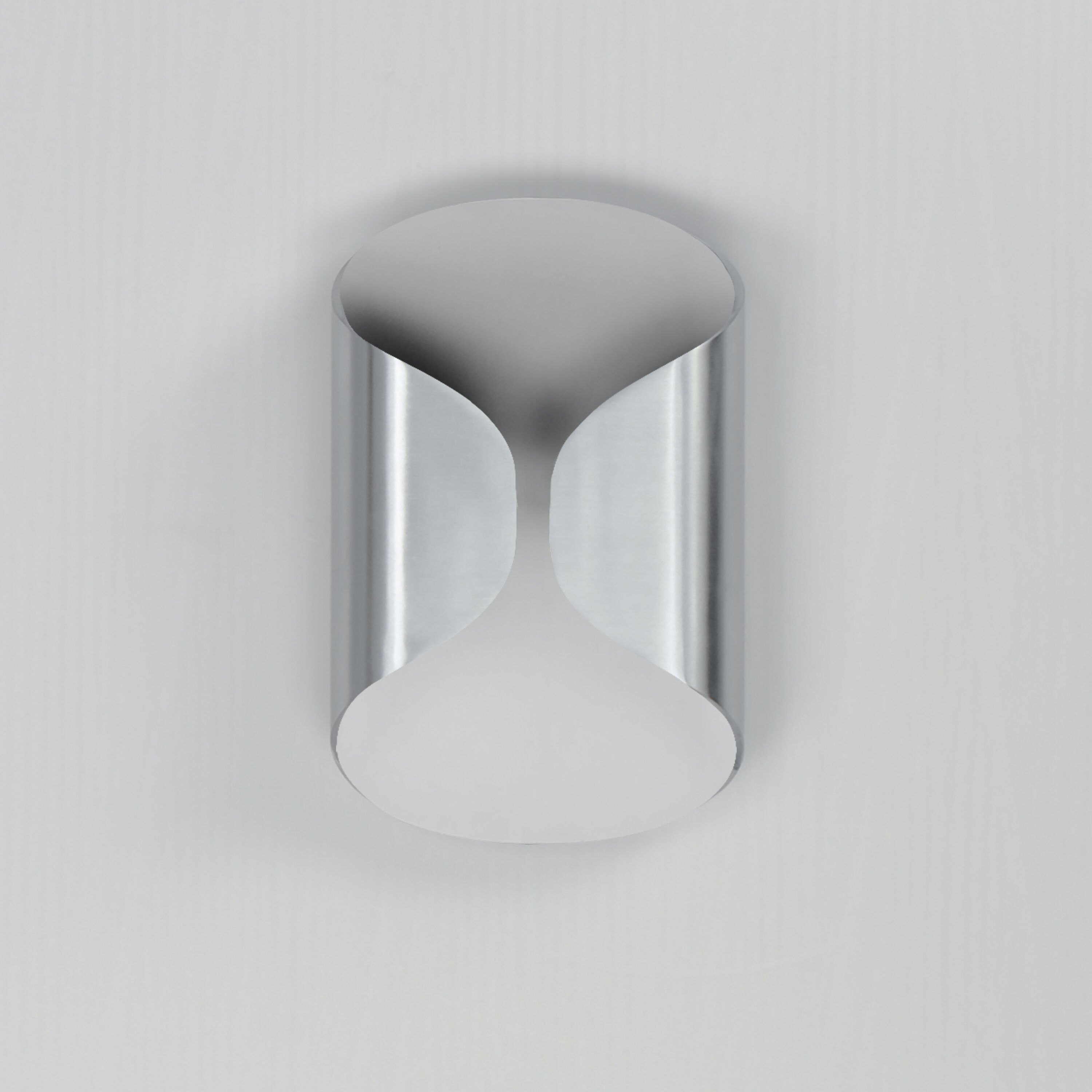 Folio LED 9.75 inch Satin Aluminum with White Outdoor Wall Mount