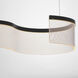 Sonata LED 17 inch Black Single Pendant Ceiling Light