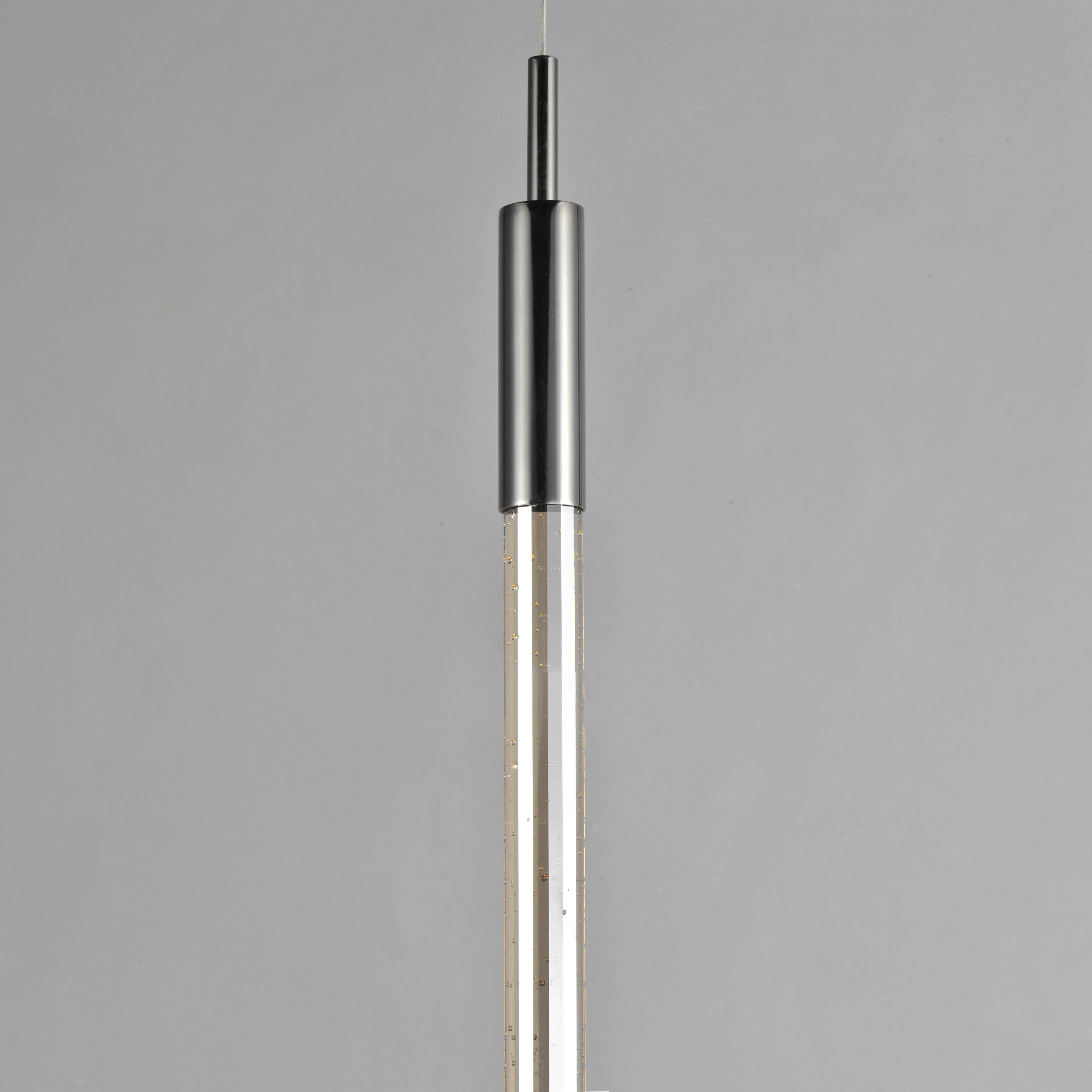 Scepter LED 4.75 inch Black Chrome Mini Pendant Ceiling Light in Bubble