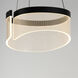 Sonata LED 13 inch Black Suspension Pendant Ceiling Light