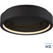 iCorona WiZ LED 22.75 inch Black Flush Mount Ceiling Light