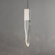 Quartz LED 4.75 inch Polished Chrome Mini Pendant Ceiling Light