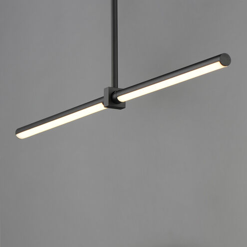 Dorian LED 34.75 inch Black Linear Pendant Ceiling Light