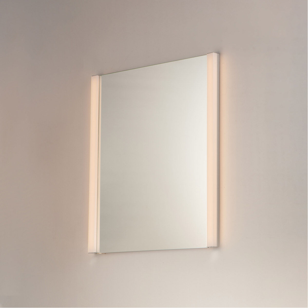 Luminance 30 X 26.75 inch Polished Chrome LED Wall Mirror