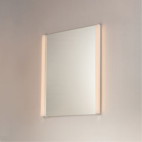Luminance 30 X 26.75 inch Polished Chrome LED Wall Mirror