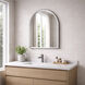 Elisse 30 X 24 inch Satin Nickel LED Wall Mirror