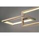 Link LED 42 inch Satin Nickel Single Pendant Ceiling Light