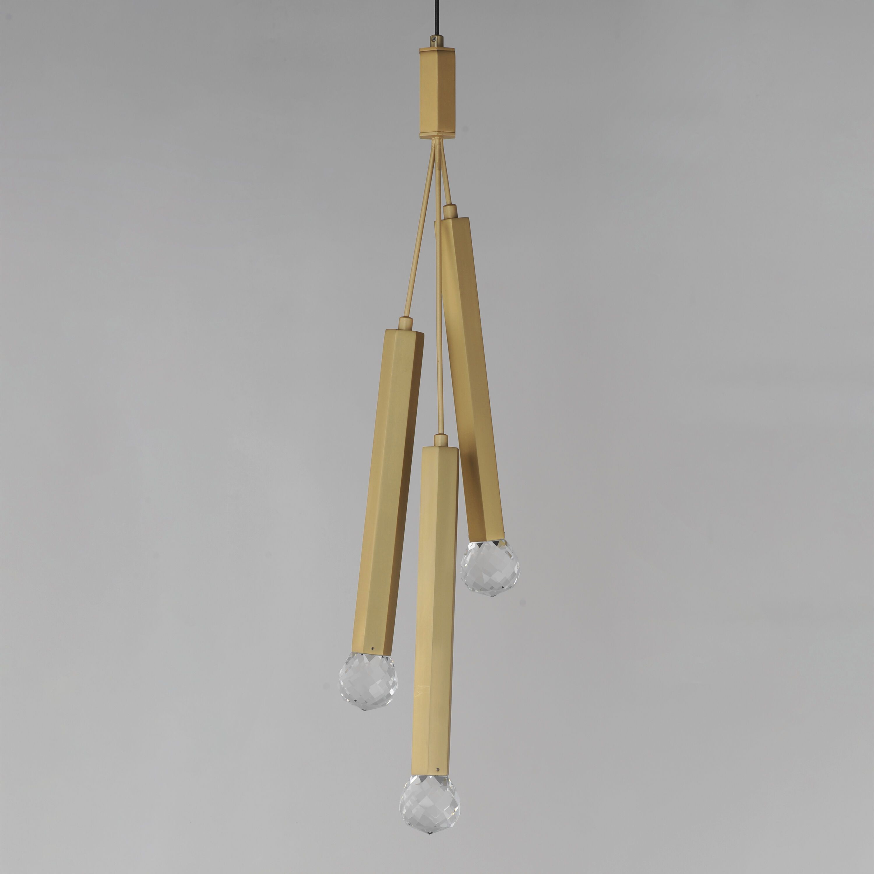 Allumettes LED 7.75 inch Gold Multi-Light Pendant Ceiling Light