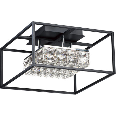 Zephyr LED 16 inch Black Flush Mount Ceiling Light