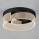Sonata LED 19.75 inch Black Flush Mount Ceiling Light