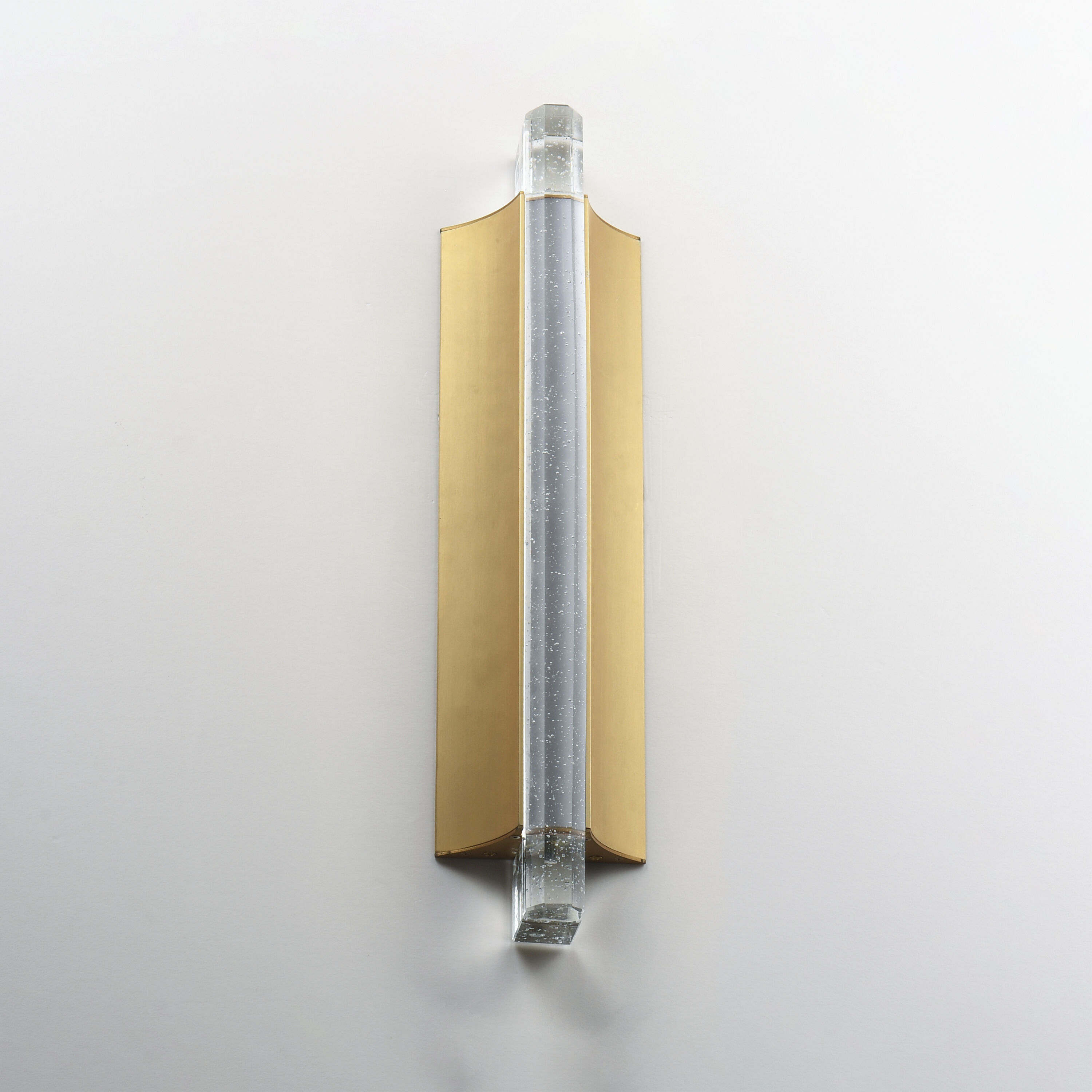 Hyperion LED 5 inch Gold ADA Wall Sconce Wall Light in Clear Crystal