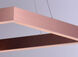 Metallika LED LED 32 inch Satin Copper Single Pendant Ceiling Light