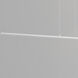Continuum LED 93.7 inch White Linear Pendant Ceiling Light