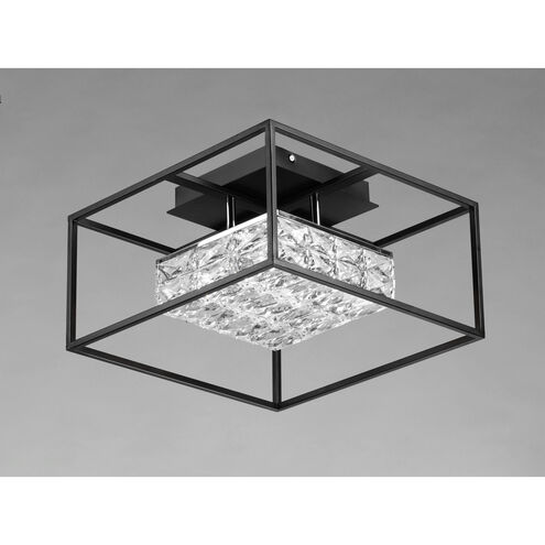 Zephyr LED 15.75 inch Black Flush Mount Ceiling Light