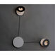 Orbital LED 17.5 inch Black and White ADA Wall Sconce Wall Light