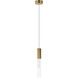 Reeds LED 2.25 inch Gold Single Pendant Ceiling Light