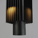 Rampart LED 15 inch Black Outdoor Pole/Post Mount