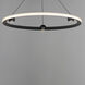 Nodes LED 32 inch Black Ring Pendant Ceiling Light