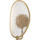 Moonscapes LED 9 inch Brushed Champagne ADA Wall Sconce Wall Light