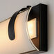 Clutch LED 13 inch Black Bath Vanity Light Wall Light