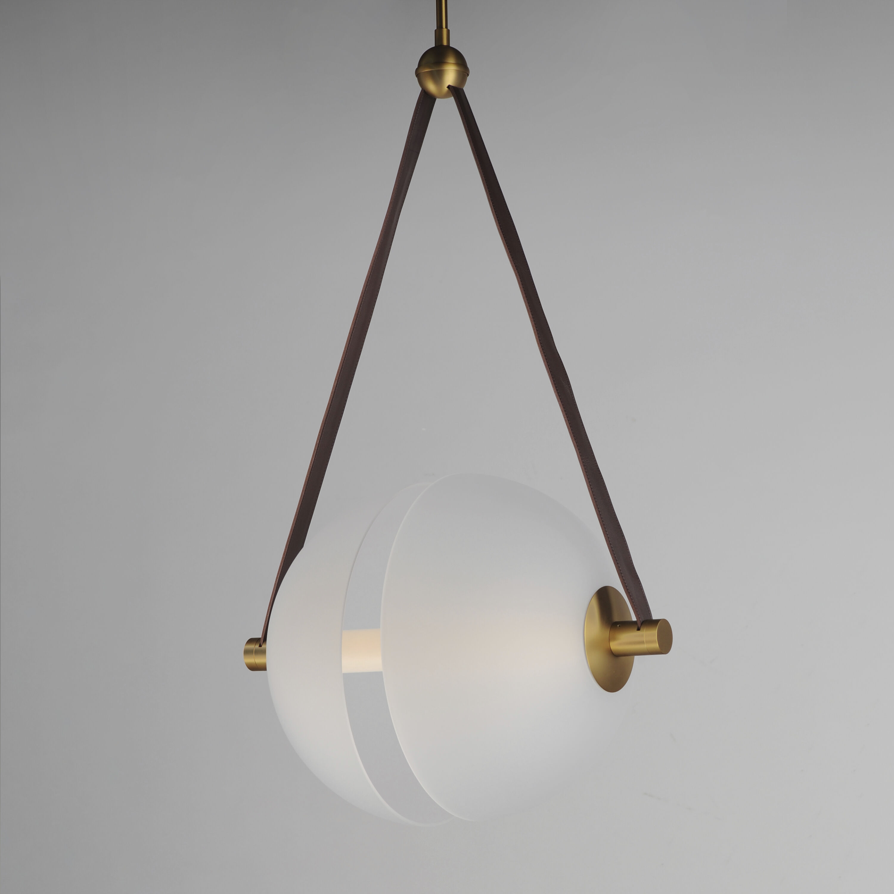 Dispatch LED 15.75 inch Natural Aged Brass Single Pendant Ceiling Light