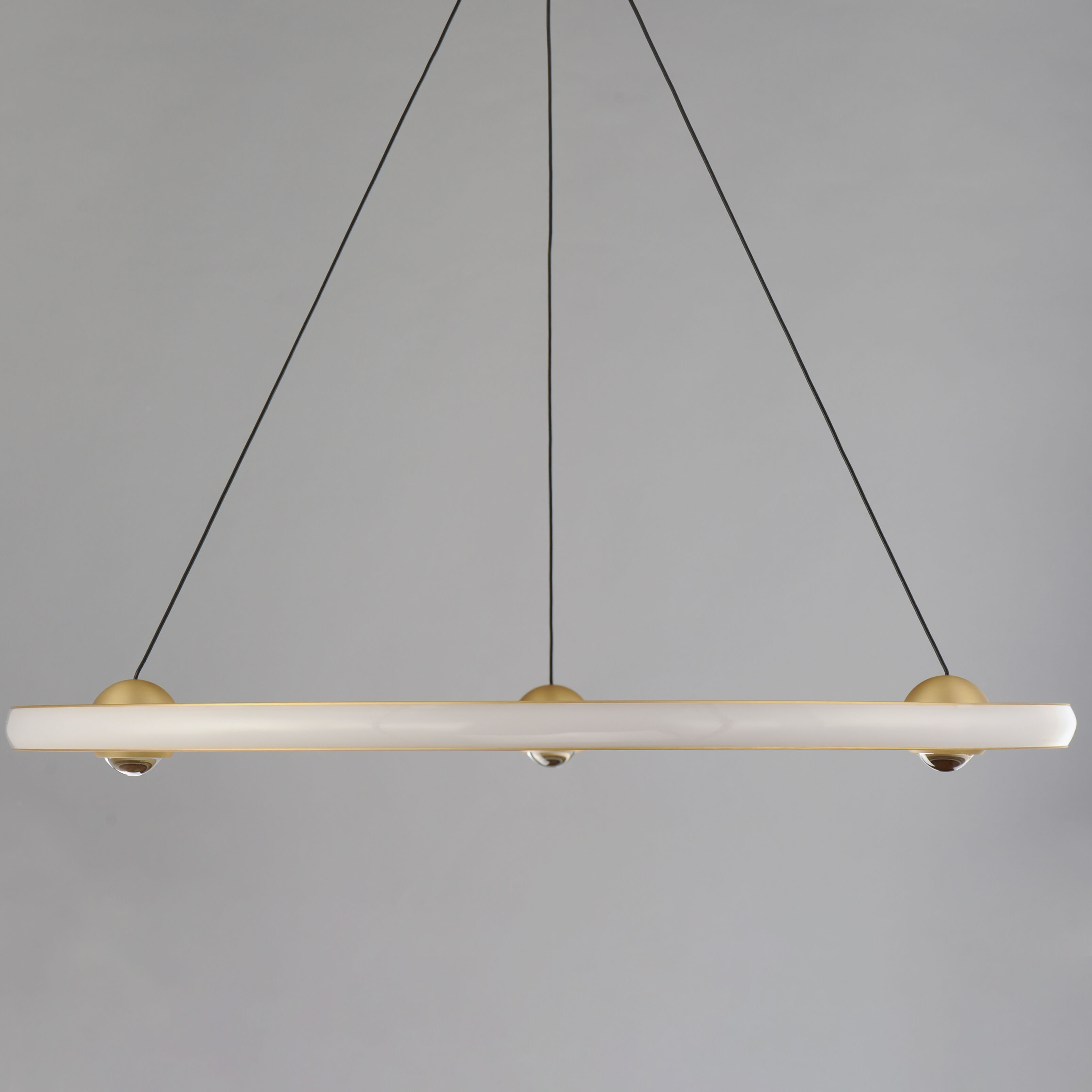 Nodes LED 32 inch Gold Ring Pendant Ceiling Light