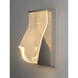 Rinkle LED 9.5 inch Polished Chrome Wall Sconce Wall Light