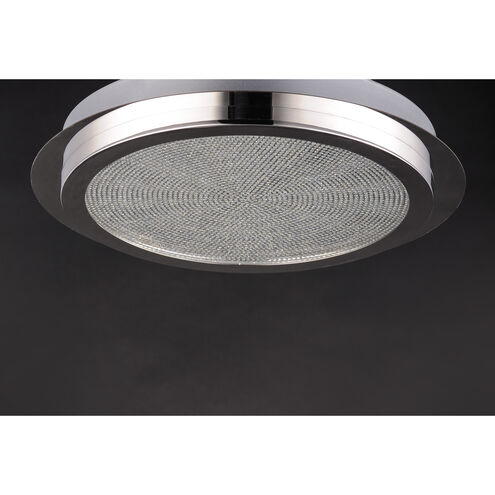 Sparkler LED 13.75 inch Polished Chrome Flush Mount Chandelier Ceiling Light