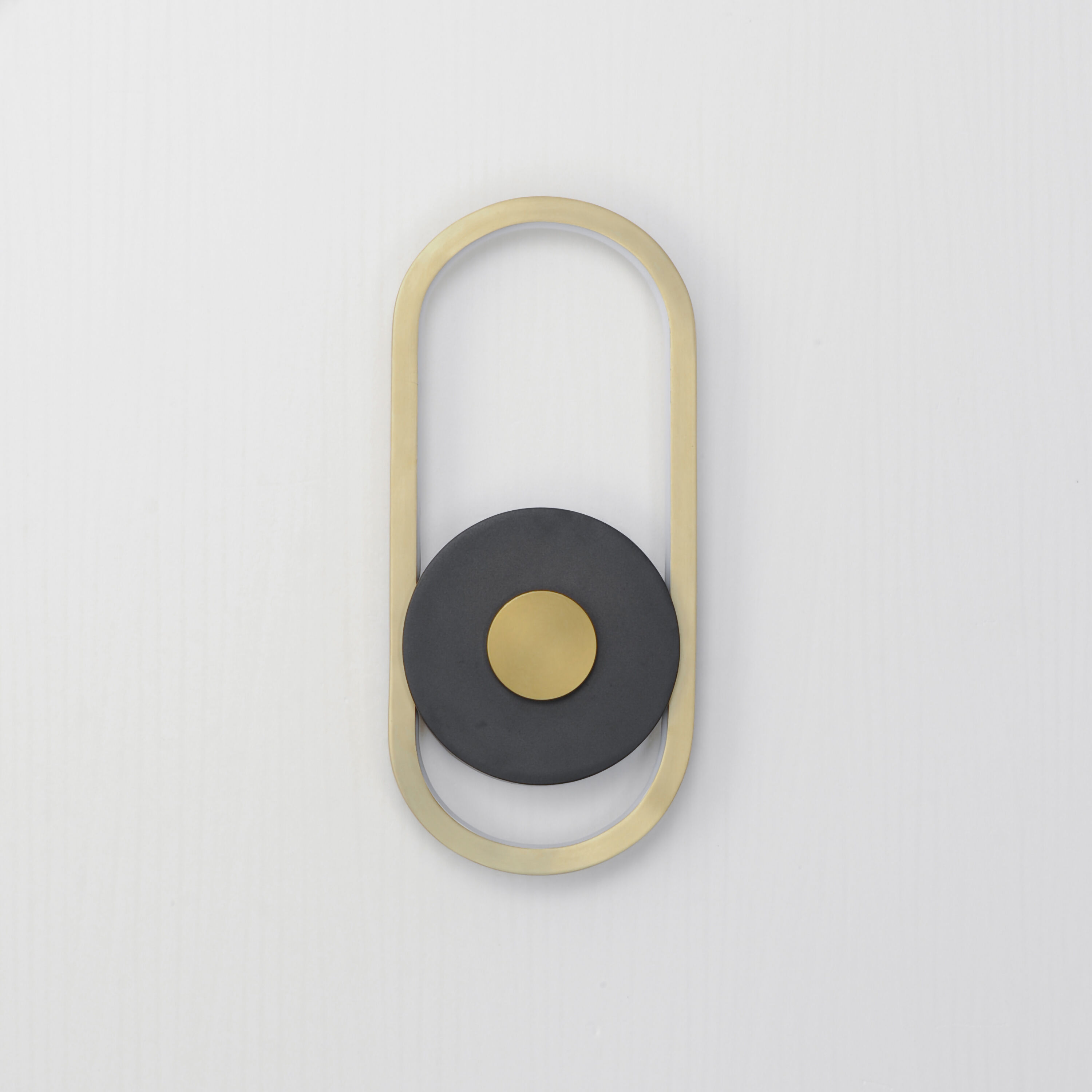 Gravity LED 13 inch Black and Gold Outdoor Wall Sconce