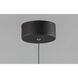 Mermaid LED 4.75 inch Black and Metallic Gold Mini Pendant Ceiling Light