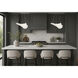 Rinkle LED 9.75 inch Polished Chrome Single Pendant Ceiling Light