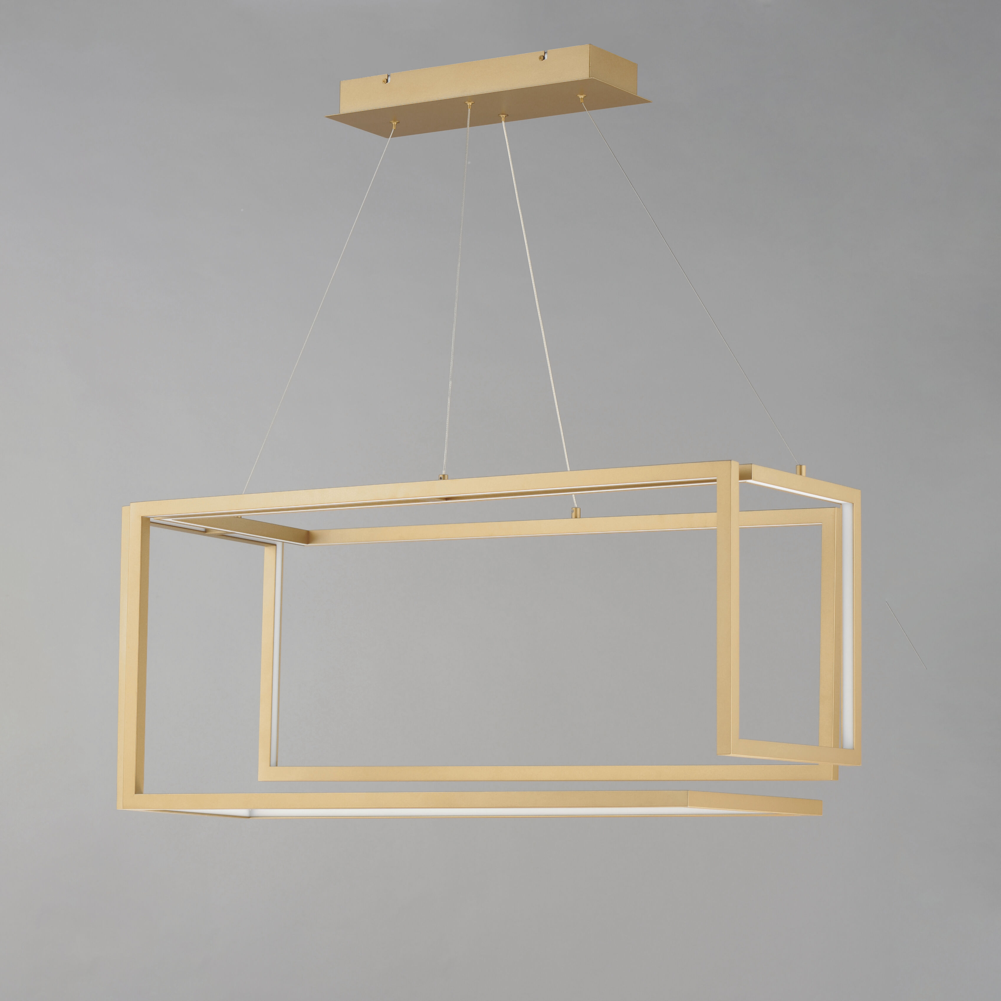 Penrose LED 16 inch Gold Linear Pendant Ceiling Light