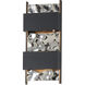 Coulee LED 14.5 inch Black Outdoor Wall Mount
