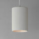 Souffle LED 5.75 inch Chaulk White Single Pendant Ceiling Light
