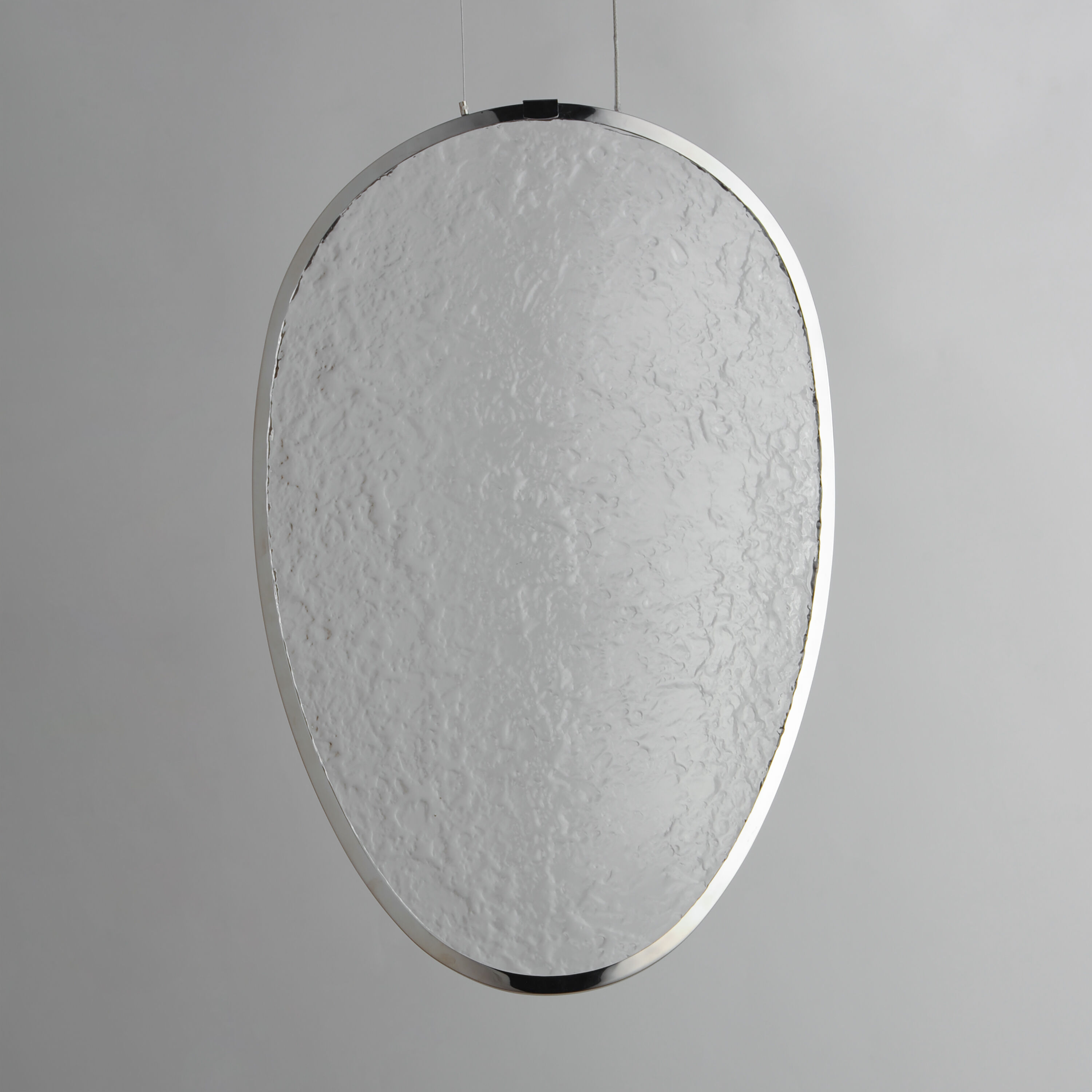 Moonscapes LED 6 inch Polished Chrome Single Pendant Ceiling Light