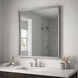 Bevel 36 X 30 inch Satin Nickel LED Wall Mirror