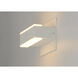 Omni LED 7.25 inch White Bath Vanity Wall Light