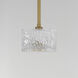 Elysian LED 5.5 inch Natural Aged Brass Single Pendant Ceiling Light