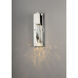 Quartz LED 4.75 inch Polished Chrome Bath Vanity Wall Light
