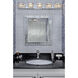 Bangle 5 Light 34.25 inch Polished Chrome Bath Vanity Wall Light
