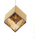 Ice Cube LED 7 inch French Gold Single Pendant Ceiling Light