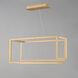 Penrose LED 16 inch Gold Linear Pendant Ceiling Light