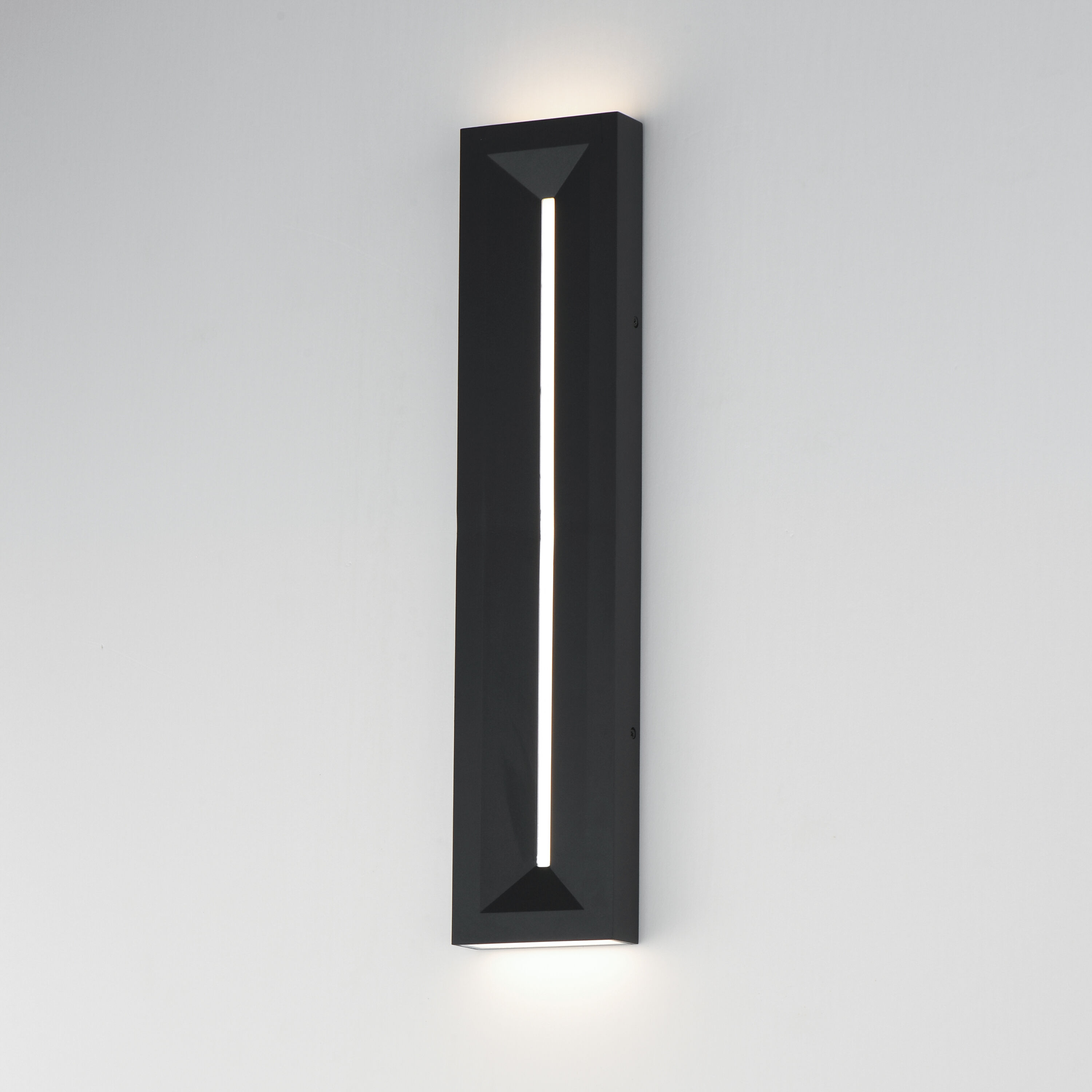 Fosso LED 23.5 inch Black Outdoor Wall Mount