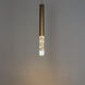 Diaphane LED 1.5 inch Gold Single Pendant Ceiling Light