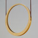 Tether LED 5.5 inch Natural Aged Brass Single Pendant Ceiling Light