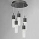 Fizz III LED 13.75 inch Bronze Multi-Light Pendant Ceiling Light