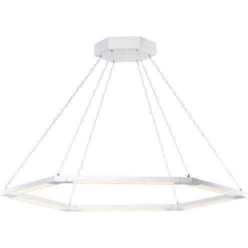 Rotator LED 31.5 inch Matte White Single Pendant Ceiling Light