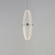 Quasar LED 5.5 inch Polished Chrome Single Pendant Ceiling Light